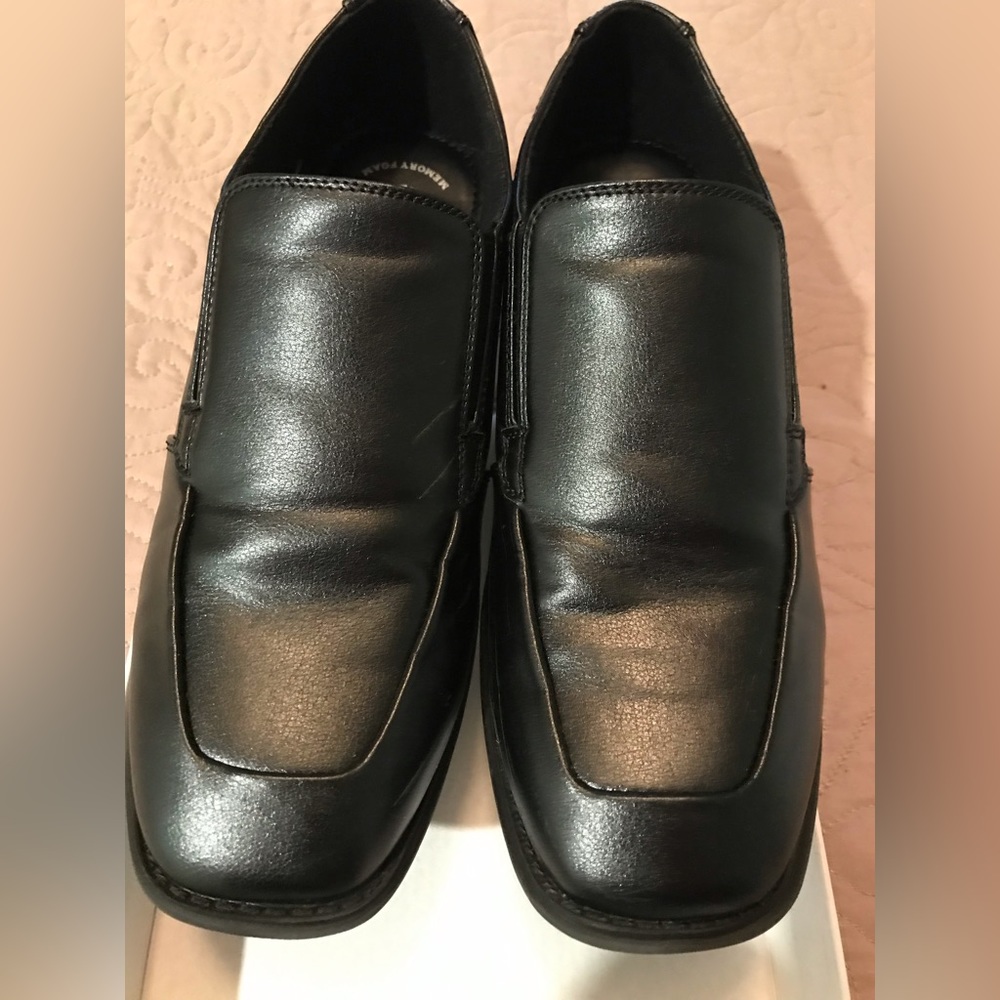 Boys black dress shoes